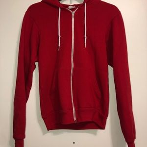 Red American Apparel Hoodie